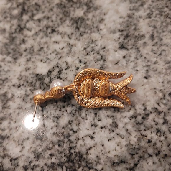 Oscar de la Renta Crystal Earrings (for pierced ears) Made in USA - Picture 13 of 16